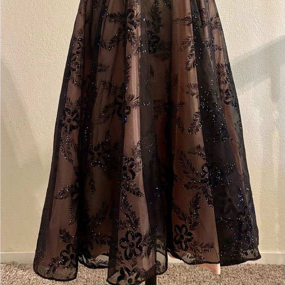 Vintage Evening Swing Dress 1950's Size Small - Picture 7 of 7